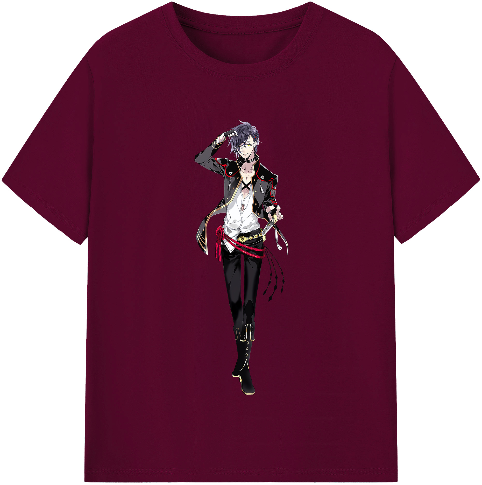（画像用） 刀剣乱舞 Touken Ranbu レディースカジュアルプリントTシャツ（綿100％）